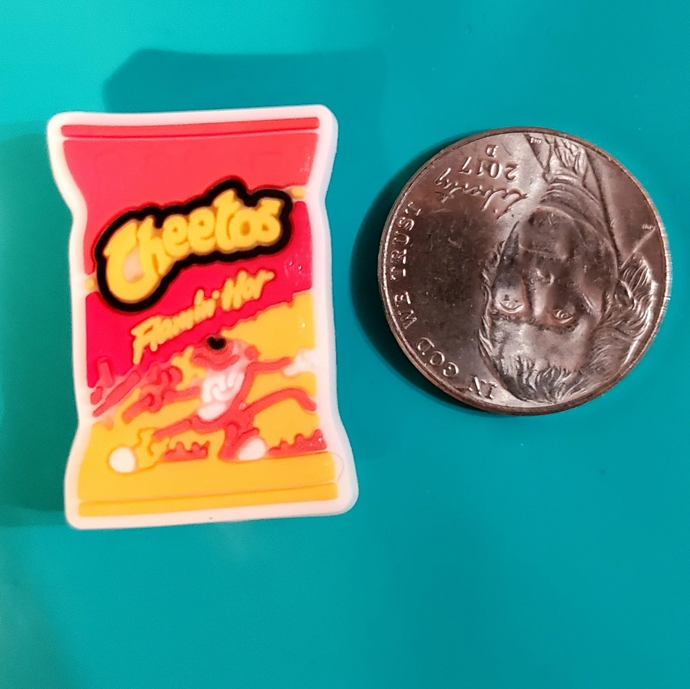 6/$9 - Cheetos Flamin Hot Charm Jibbitz for Crocs *Mix & Match*